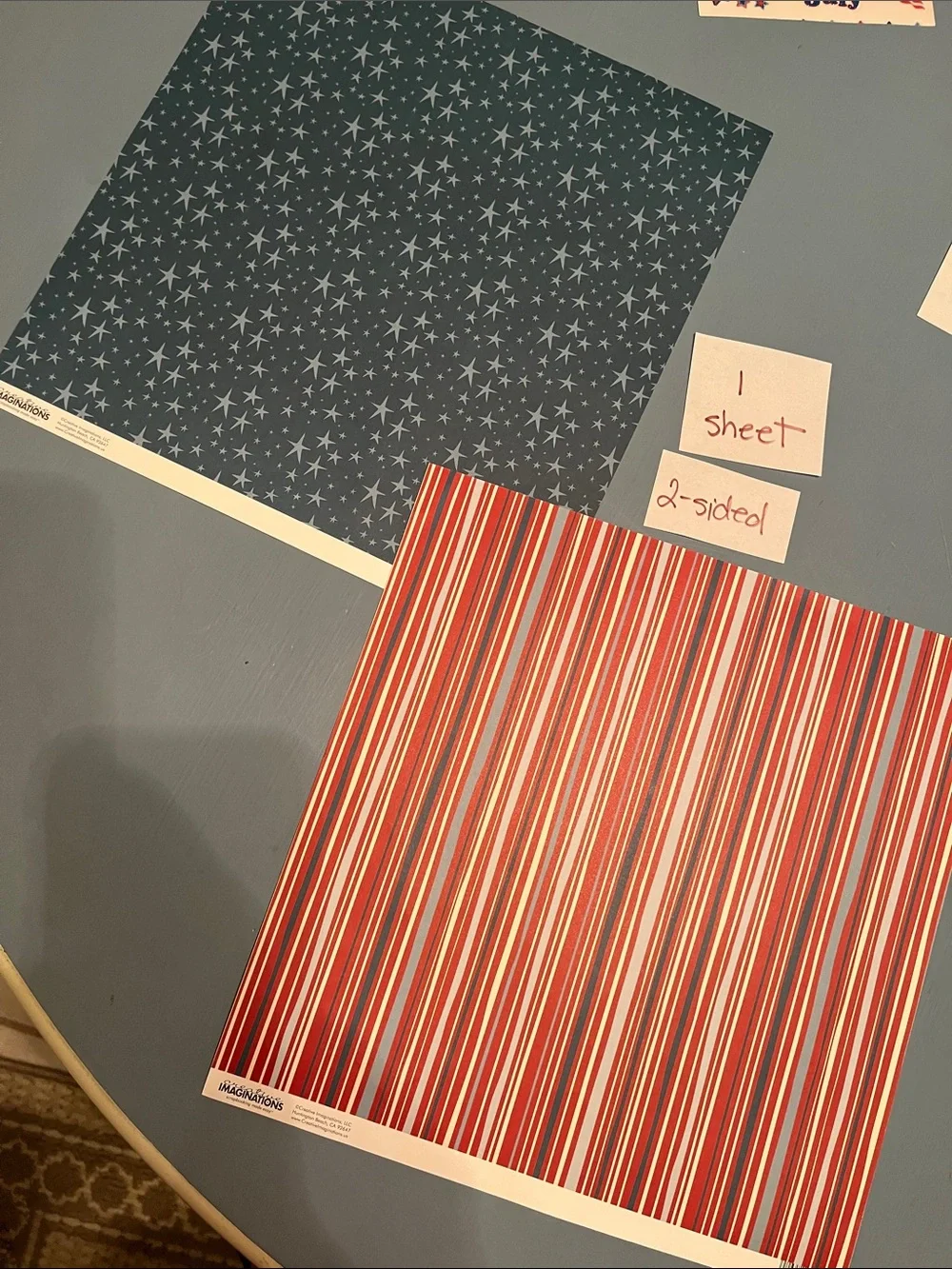 Patriotic July 4th Scrapbooking Lot | Papers, Stickers, Embellishments, Alphabet